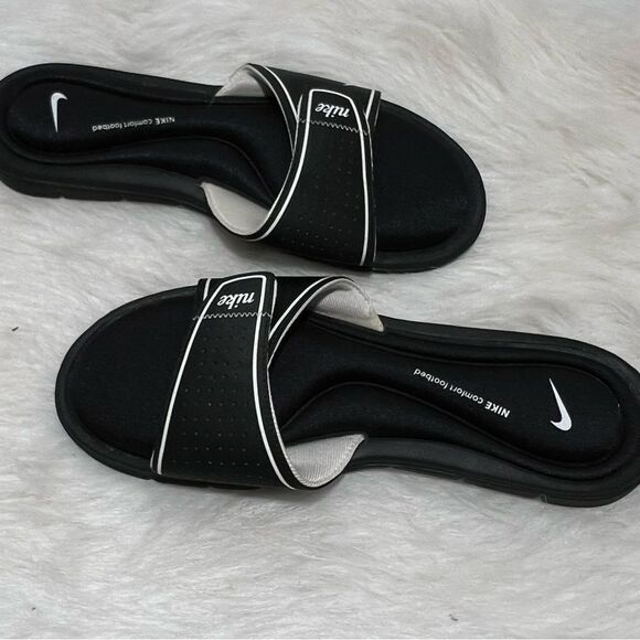 Nike Comfort Slide Memory‎ Foam Black Women's Slide/Flip Flop/Sandal -- 11 - Picture 3 of 12